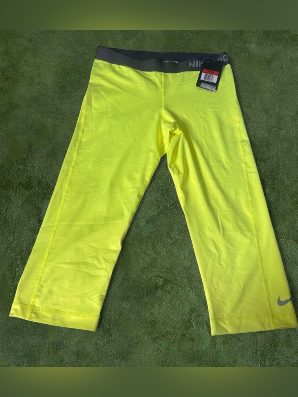 Nike Pro Bright Yellow Performance Leggings